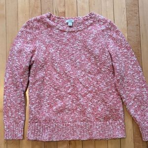 LL Bean Cotton Ragg Sweater Small Petite